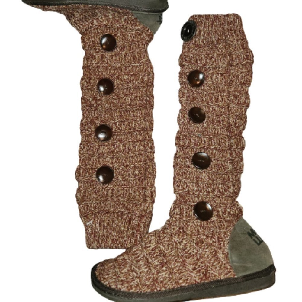 Muks Luks knitted boots || sz 8 || GUC